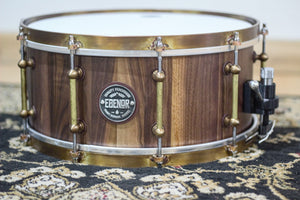 Snare drum in black walnut 14x6.5