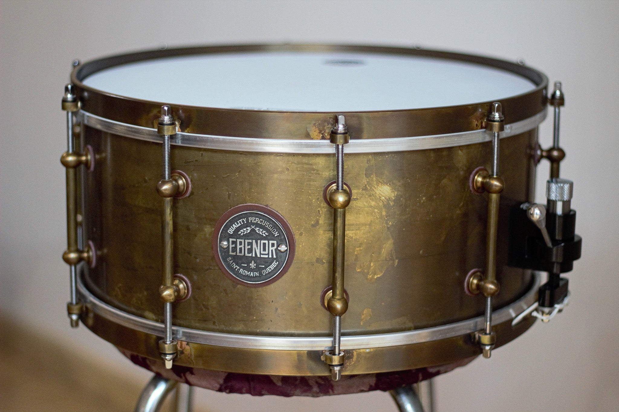 14x7 Antique Brass Collection snare drum
