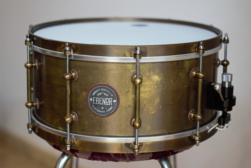 14x6.5 Antique Brass Collection snare drum – Ebenor Percussion